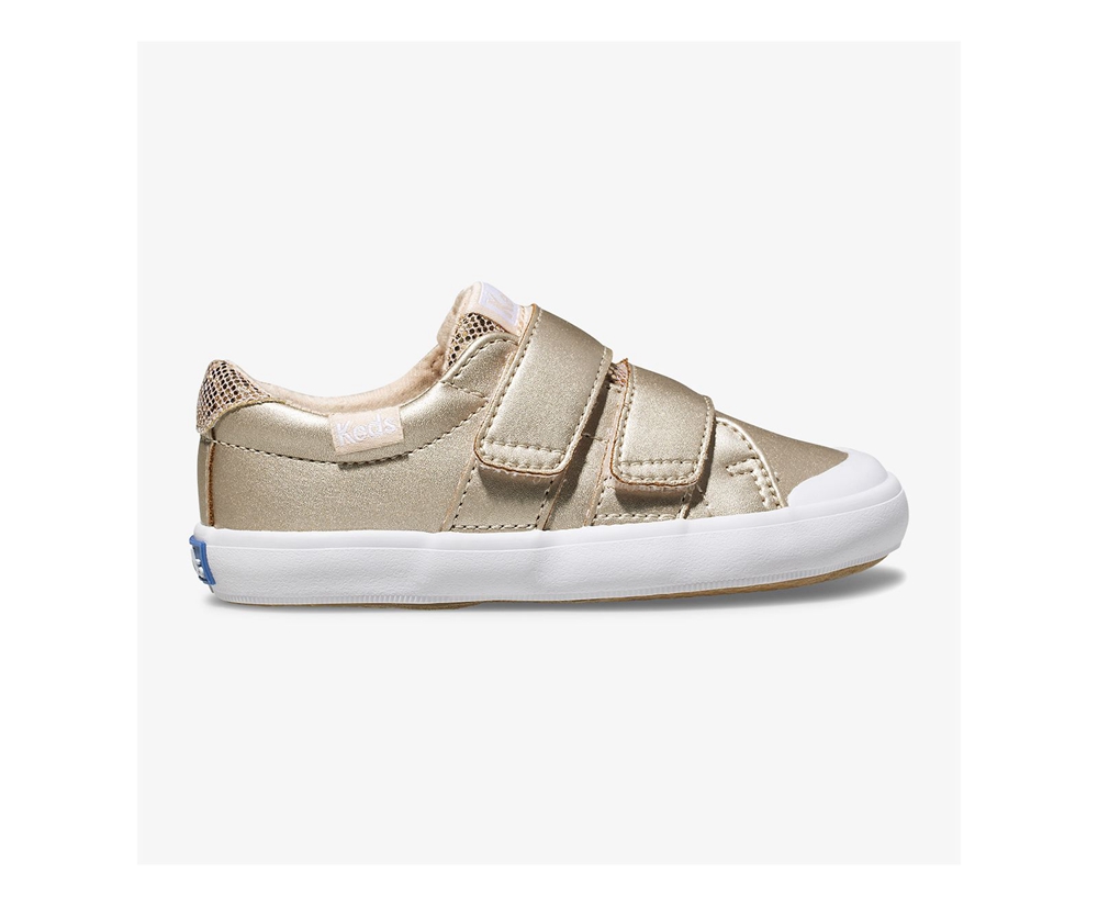 Keds Slip Ons Kinder Rosa Gold - Courtney - KGX-467289